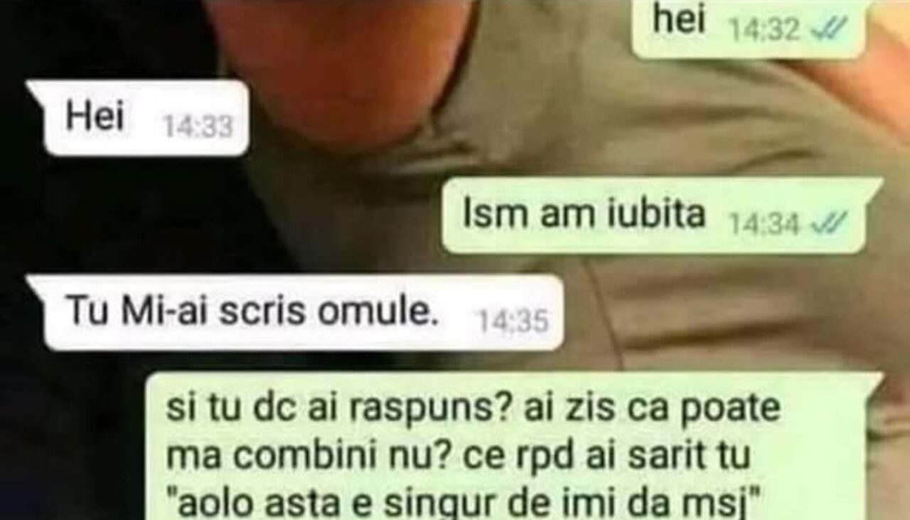 Bancul de joi | „Lsm am iubită! Ai zis că poate mă combini, nu?”