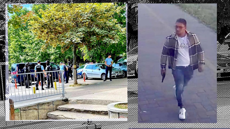 Cine este tânărul care a semănat teroare pe străzile din Bacău cu un pistol de jucărie în mână