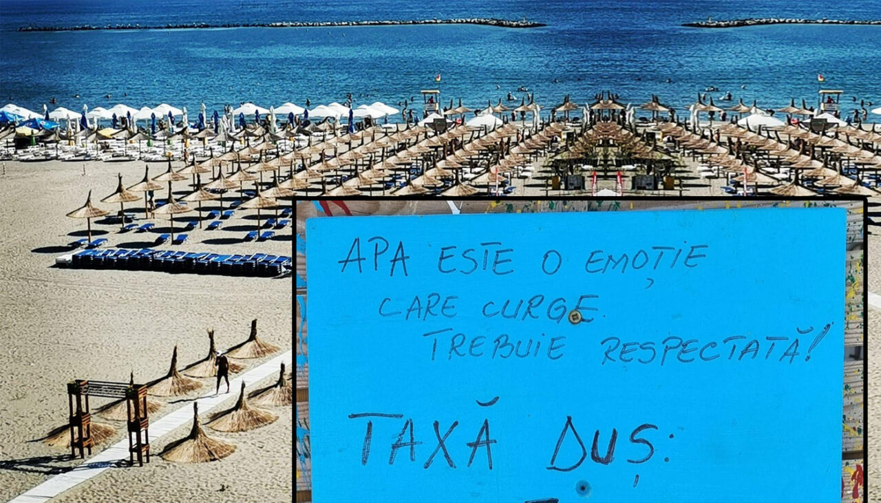 Nu e o glumă, în Mamaia a apărut „taxa de duș”. Câți lei costă să te speli pe plajă