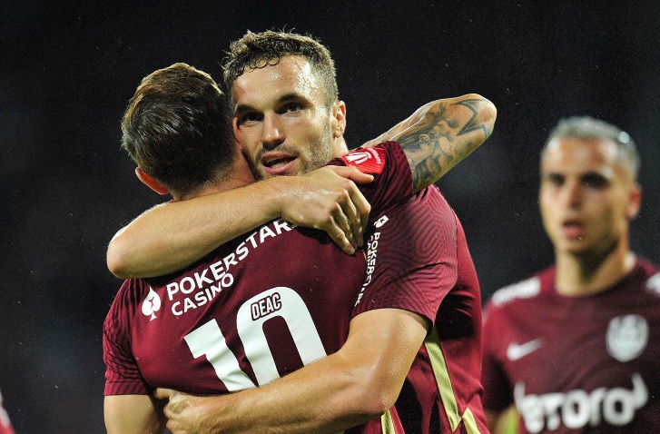 Victorie și meci de 6 goluri pentru campioana CFR Cluj în Superliga! Nocturna a căzut pentru 30 minute în Gruia