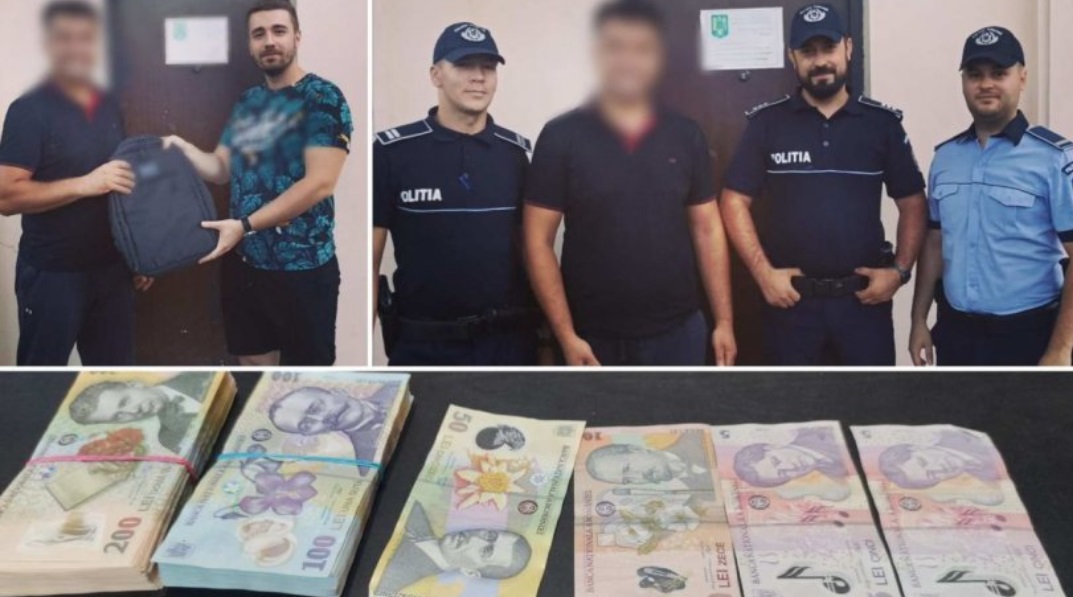 Un tânăr a găsit un rucsac plin cu bani pe o stradă din Bolintin Deal. Este incredibil ce a urmat