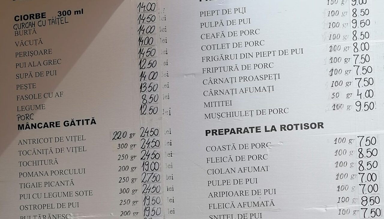 Nu este o eroare! Câți lei costă un șnițel de pui cu piure de cartofi la „împinge tava” în Costinești