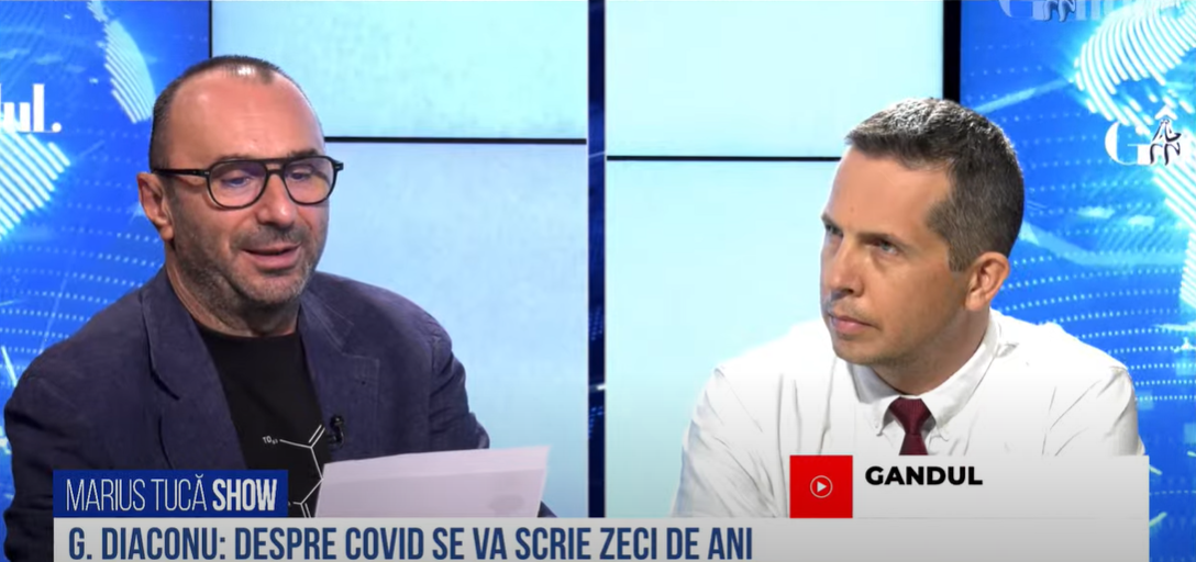 VIDEO | Gabriel Diaconu: „Despre COVID se va scrie zeci de ani”