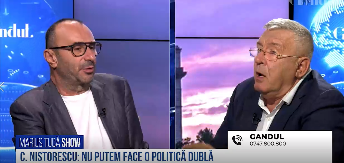 VIDEO | Cornel Nistorescu: „Nu putem face o politică dublă”