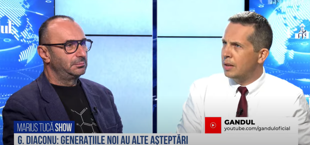 VIDEO | Gabriel Diaconu: „Generațiile noi au alte așteptări”