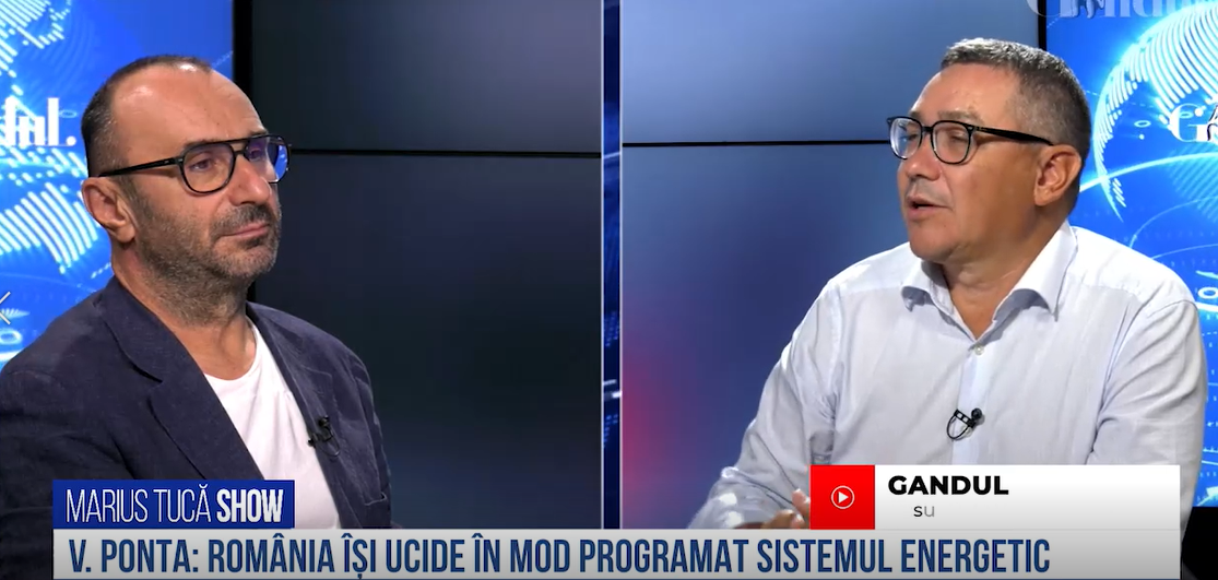 VIDEO | Victor Ponta: „România își ucide în mod programat sistemul energetic”
