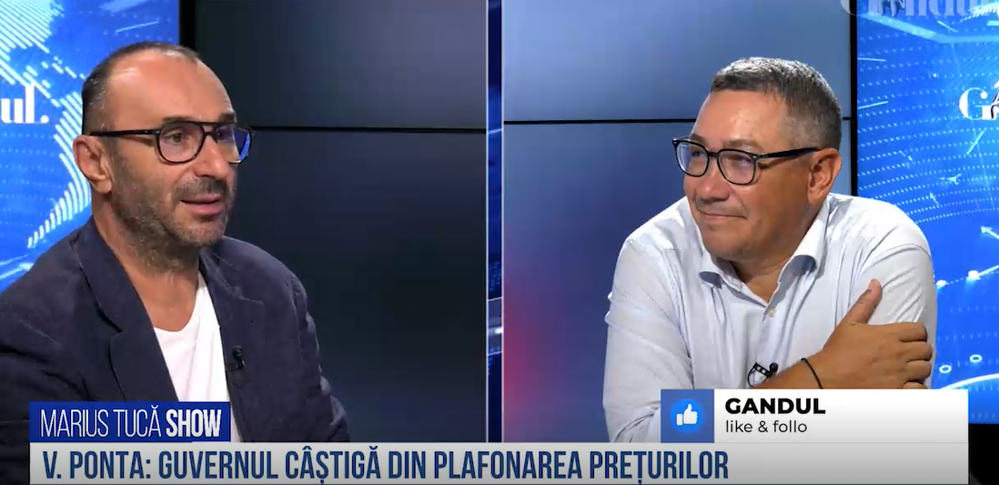 VIDEO | Victor Ponta: „Guvernul câștigă din plafonarea prețurilor”