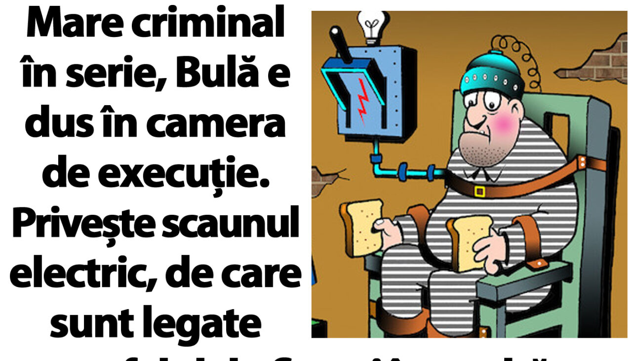 BANC | Mare criminal în serie, Bulă e dus în camera de execuție. Privește scaunul electric și întreabă