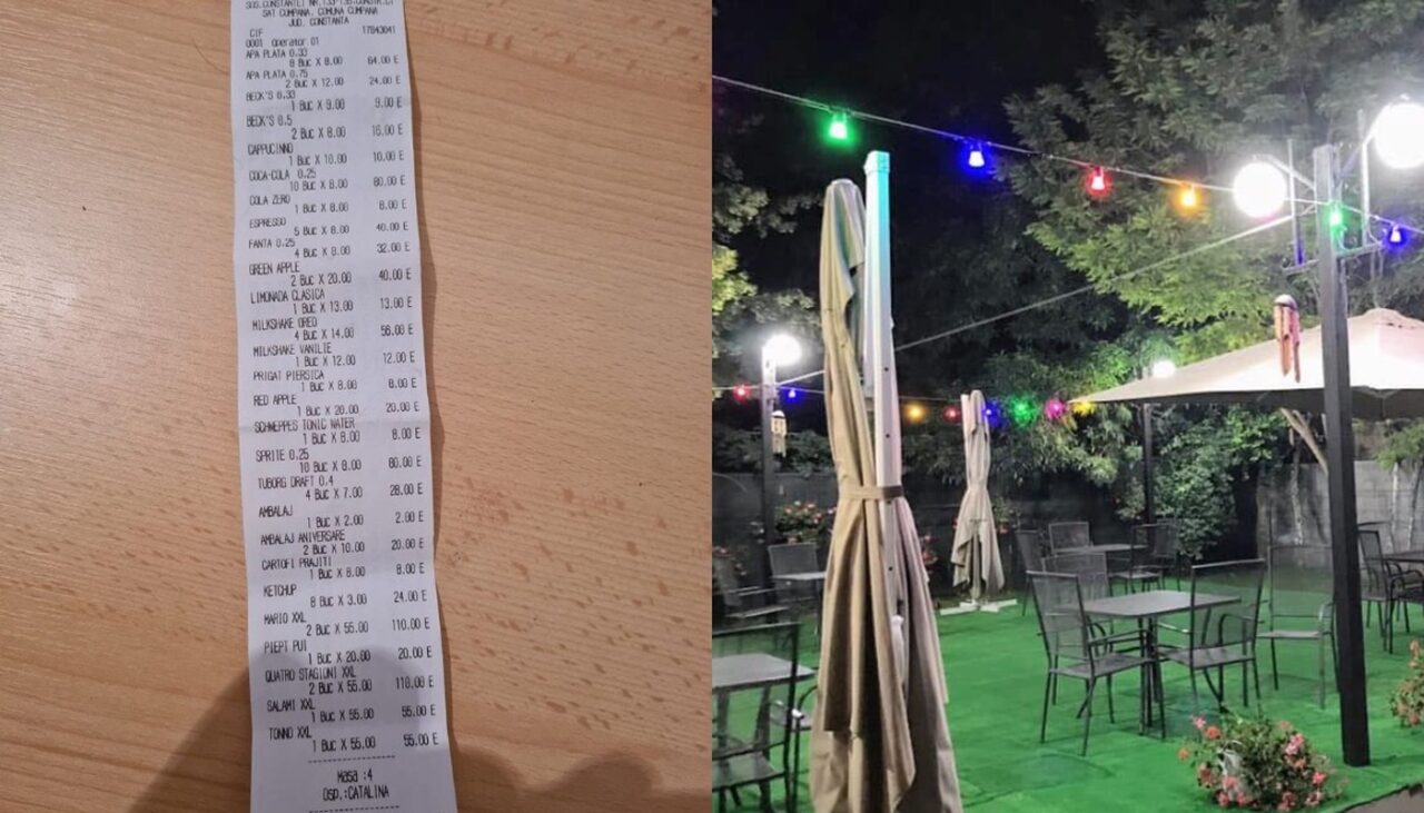 Ce coșmar a trăit o femeie din Constanța, după ce i-a serbat fiicei ziua de naștere într-o pizzerie. Cați lei a dat pe nota de plată „kilometrică