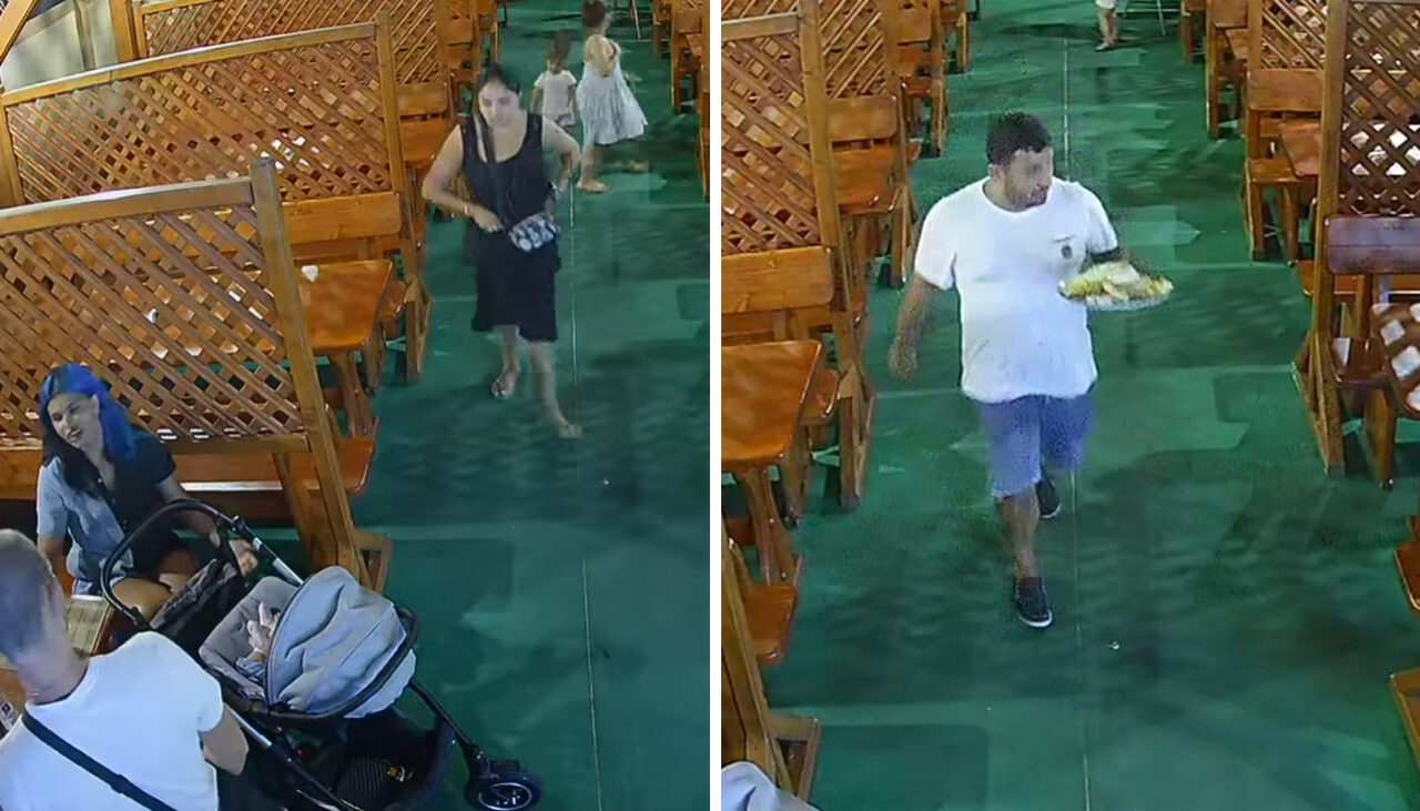 Au mâncat românește, au „plătit” englezește! Ce au făcut turiștii din imagine, după ce au consumat 5 porții de mâncare într-un restaurant din Satu