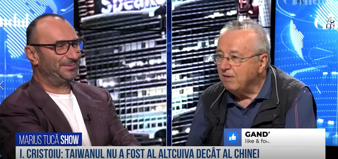 VIDEO | Ion Cristoiu: „Taiwanul nu a fost al altcuiva decât al Chinei”