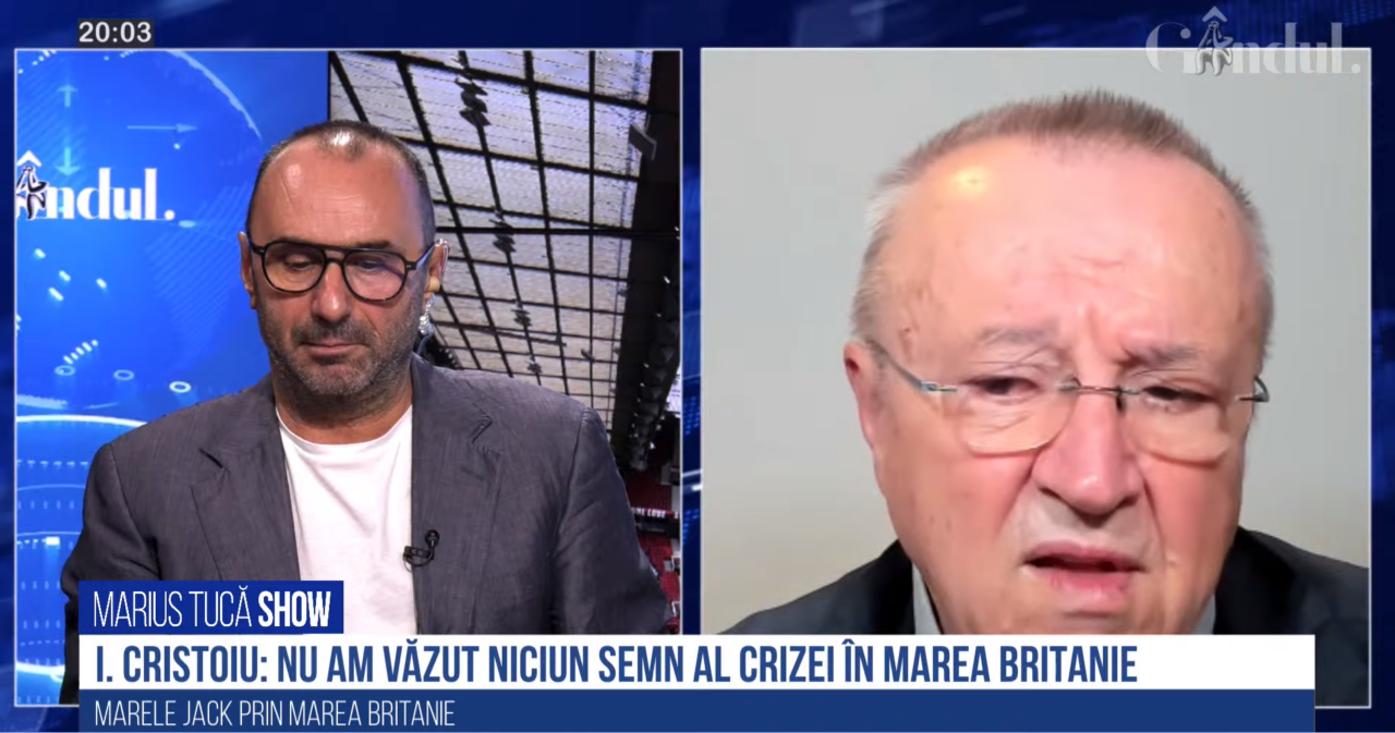 VIDEO | Ion Cristoiu: „Specificul vieții în Anglia, dar poate că și în Occident, este absența dramatismului. Lumea este relaxată, pentru că totul funcționează cu precizie de ceasornic”