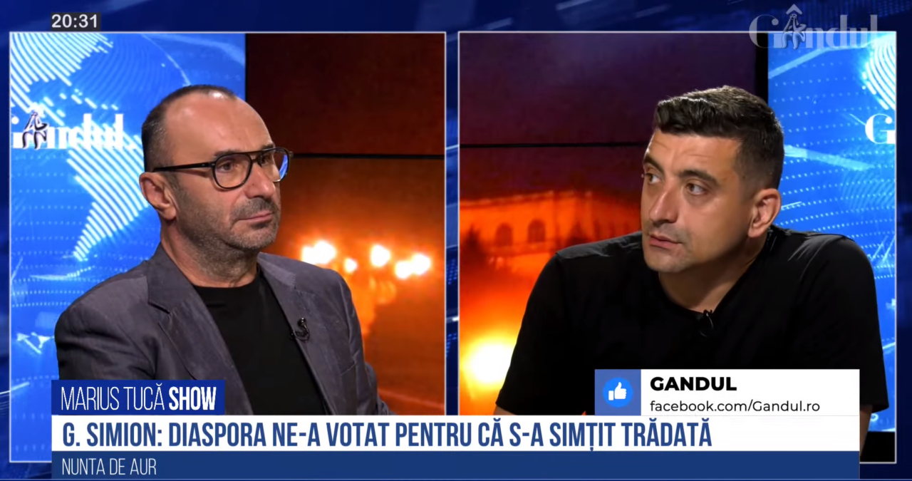 VIDEO | George Simion: „AUR are un program la care a lucrat în comisiile de specialitate ale partidului și un proiect de țară pe care îl va prezenta în luna septembrie. Oriunde mă duc în țară, lumea știe cine sunt”