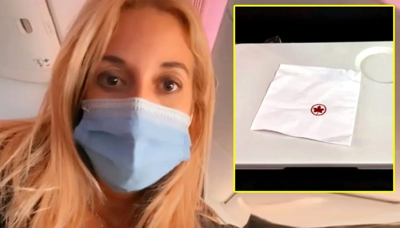 Pare o glumă, dar e realitatea! Ce a primit această tânără de mâncare, după ce a comandat un „meniu vegan” în avion