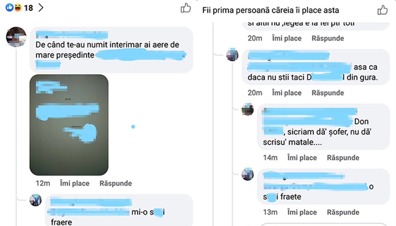Motivul inedit pentru care un bărbat din Bârlad a fost amendat cu 1.000 de lei. Ce comentarii i-a lăsat pe Facebook unui „amic”