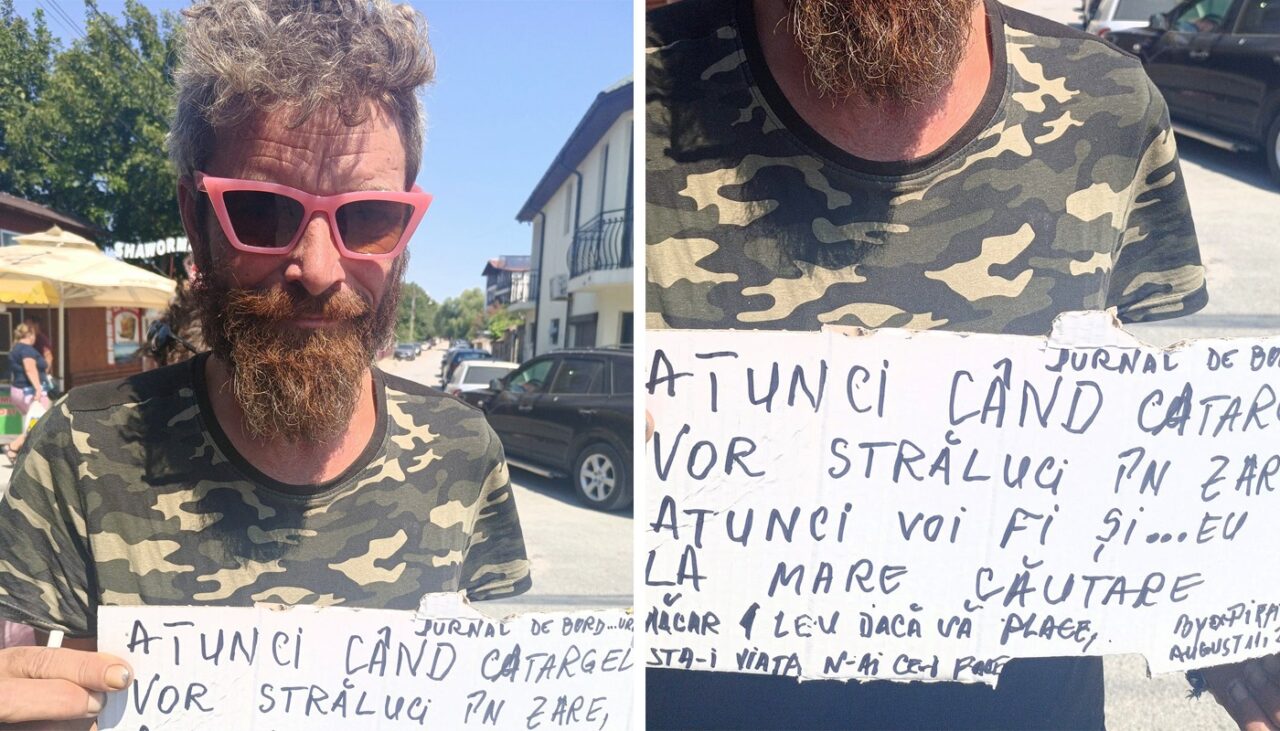 Cum a ajuns Marian, un chirurg de la Fundeni, să cerșească 1 leu pentru bere în Vama Veche. Ce mesaj și-a scris pe carton