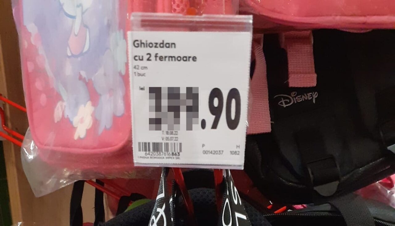 „Prețuri șoc pentru părinți!” Câți lei costă acest ghiozdan fabricat în China, într-un magazin din București