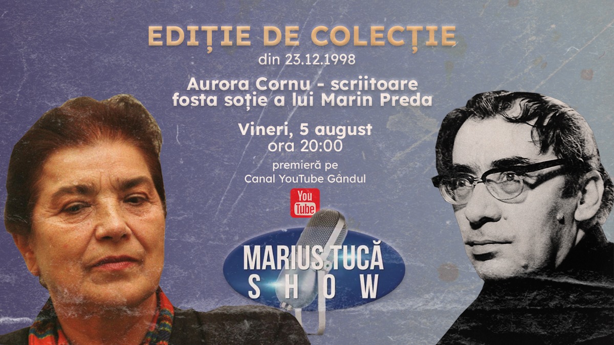 Marius Tucă Show începe vineri – 5 august, de la ora 20.00, pe gandul.ro, cu o nouă ediție de colecție