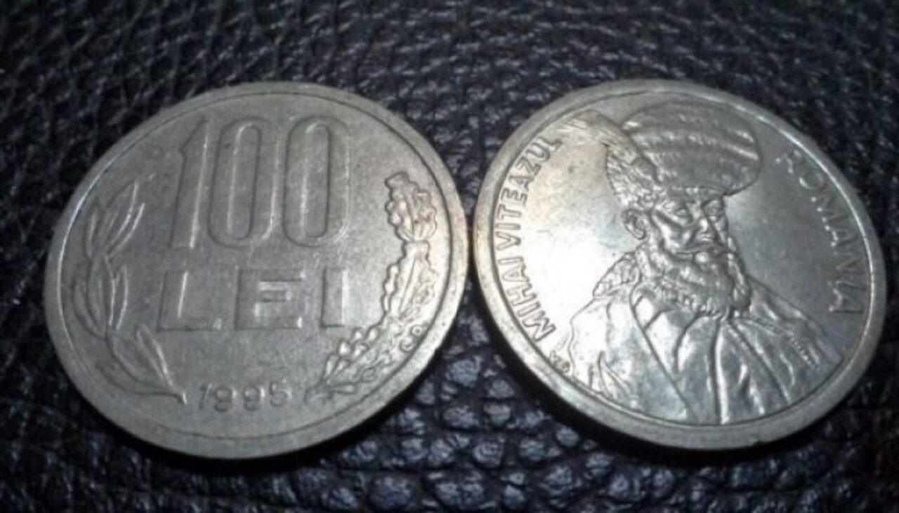 Mai ții minte moneda de 100 de lei, din 1994, cu chipul lui Mihai Viteazul? Se vinde cu 110.000 de euro acum, în 2022