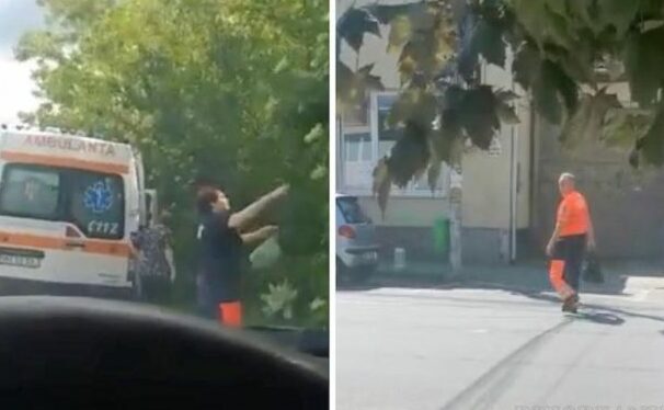 Situație revoltătoare la Oradea. Autospecială care transporta un pacient bolnav, oprită pentru ca asistenta să culeagă flori