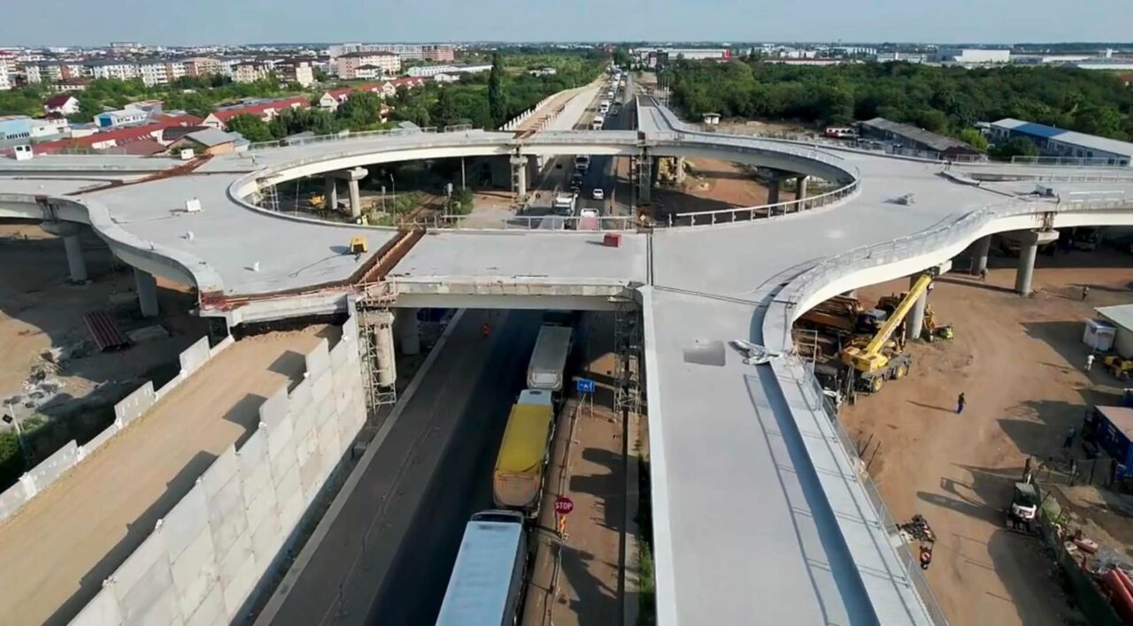 GALERIE FOTO | Cum arată acum Pasajul de la Domnești, de pe Centura Capitalei: „Este tot mai aproape să fie dat în trafic”