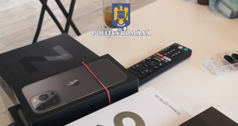 Percheziții într-un dosar de evaziune de peste 9 milioane de lei. Suspecții vindeau telefoane de ultimă generație fără a le înregistra în contabilitate