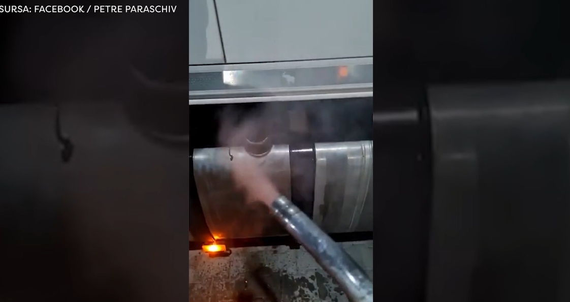 VIDEO | Nereguli descoperite de Protecția Consumatorului la benzinăria din Argeș, unde un șofer a alimentat cu aer în loc de combustibil