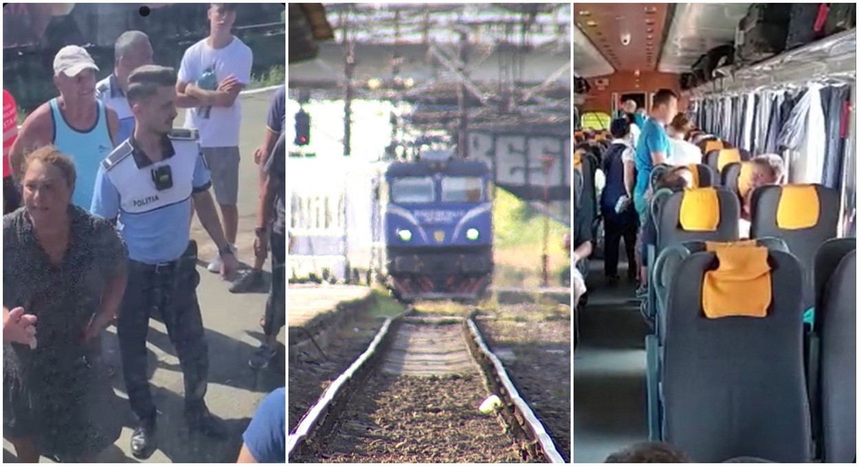 VIDEO | Mai mulți pasageri ai unui tren de pe ruta Mangalia-București au leșinat în vagoane, după ce aerul condiționat s-a defectat. Erau 60 de grade Celsius în interior