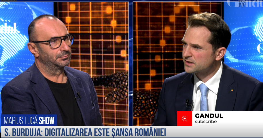 VIDEO Sebastian Burduja: „Digitalizarea este șansa României să se modernizeze și să-și dezvolte economia”