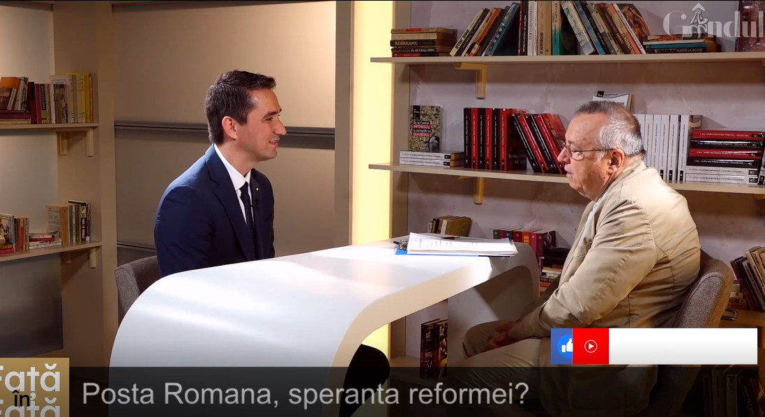 VIDEO | Valentin Ștefan, director Poșta Română: „Am absolvit istoria, pentru că în viață este bine să faci ce îți place”