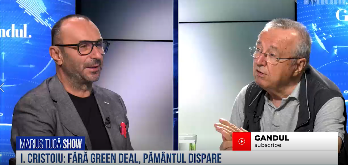 VIDEO | Ion Cristoiu: „Fără Green Deal, Pământul dispare”