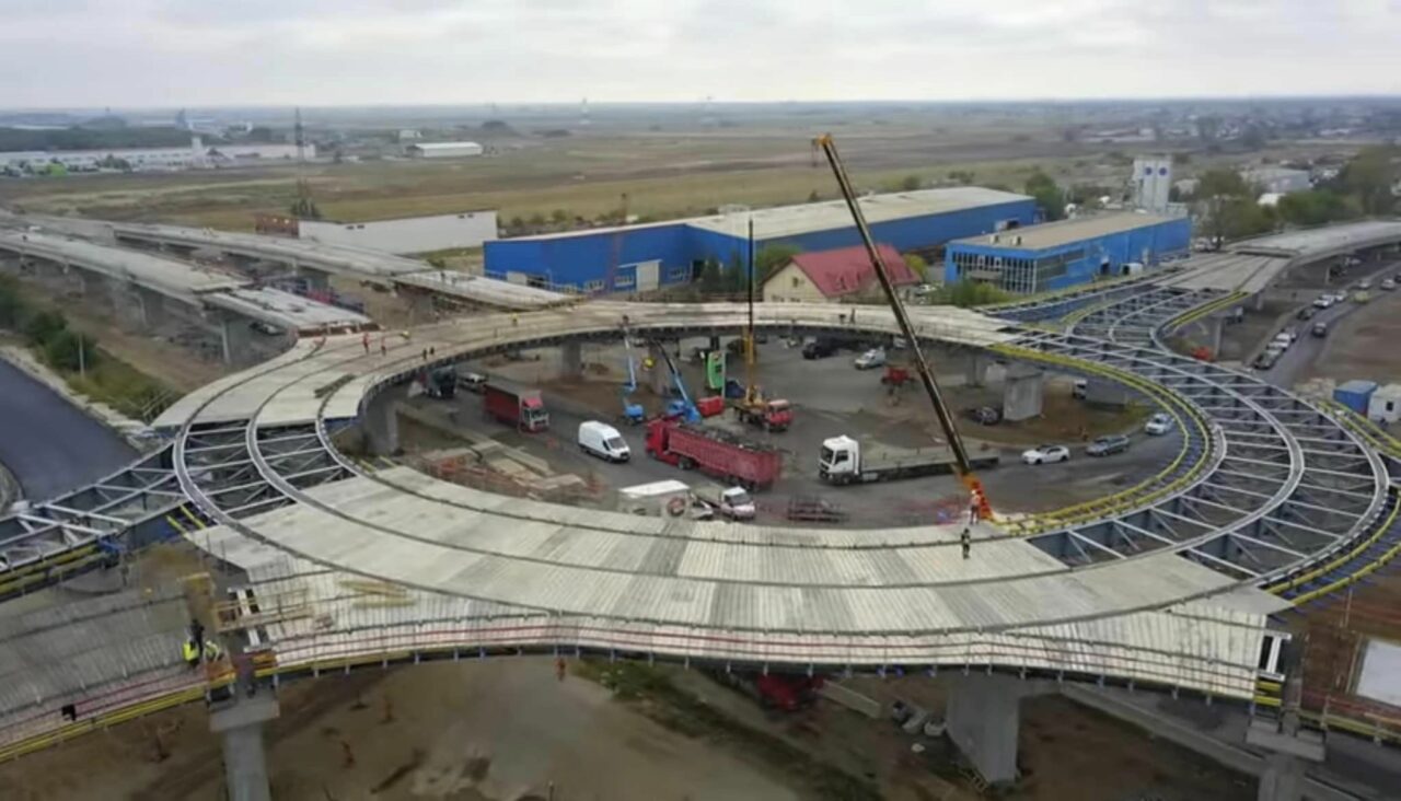 GALERIE FOTO | Cum arată acum Pasajul Berceni de pe Centura Capitalei. Când ar putea fi dat podul în trafic