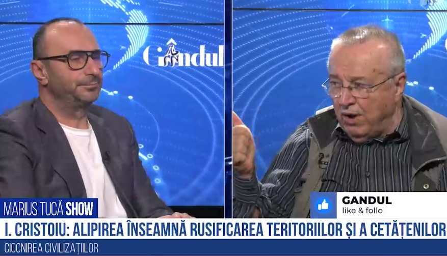 VIDEO Ion Cristoiu: „Ucraina va ieși foarte slăbită economic după anexarea teritoriilor. După o lună acele teritorii vor fi rusificate”