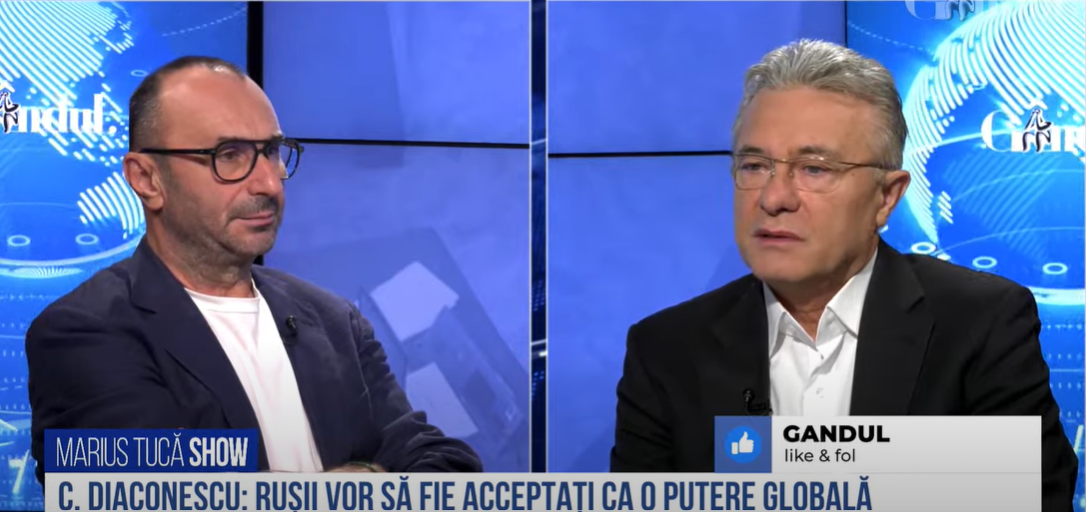 VIDEO | Cristian Diaconescu, fost ministru de Externe: „Rușii vor să fie acceptați ca o putere globală”