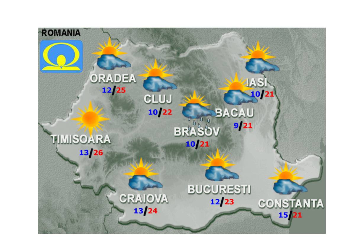 Temperaturile vor fi mai mici decât în mod normal în prima zi de școală. Prognoza pentru Capitală