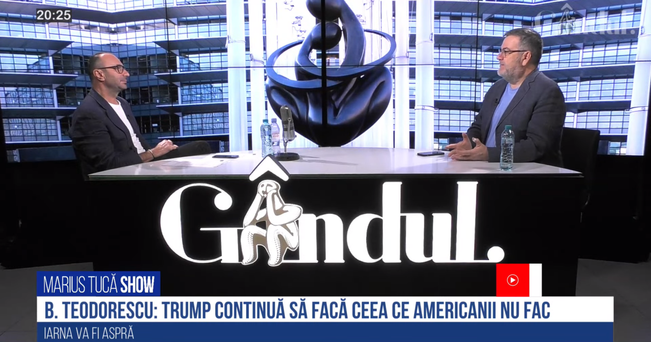 VIDEO | Bogdan Teodorescu: „Trump continuă să facă ceea ce americanii nu fac. A spart bariera corectitudinii politice și a spus lucruri pe care americanii și le doreau să le audă, dar nu le auzeau”