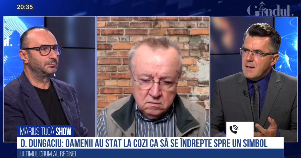 VIDEO | Dan Dungaciu, despre funeraliile Reginei Elisabeta a II-a: „Londra a fost acum locul spre care s-au îndreptat toate privirile și asta i-a dat Marii Britanii o statură pe care n-a mai avut-o de multă vreme”