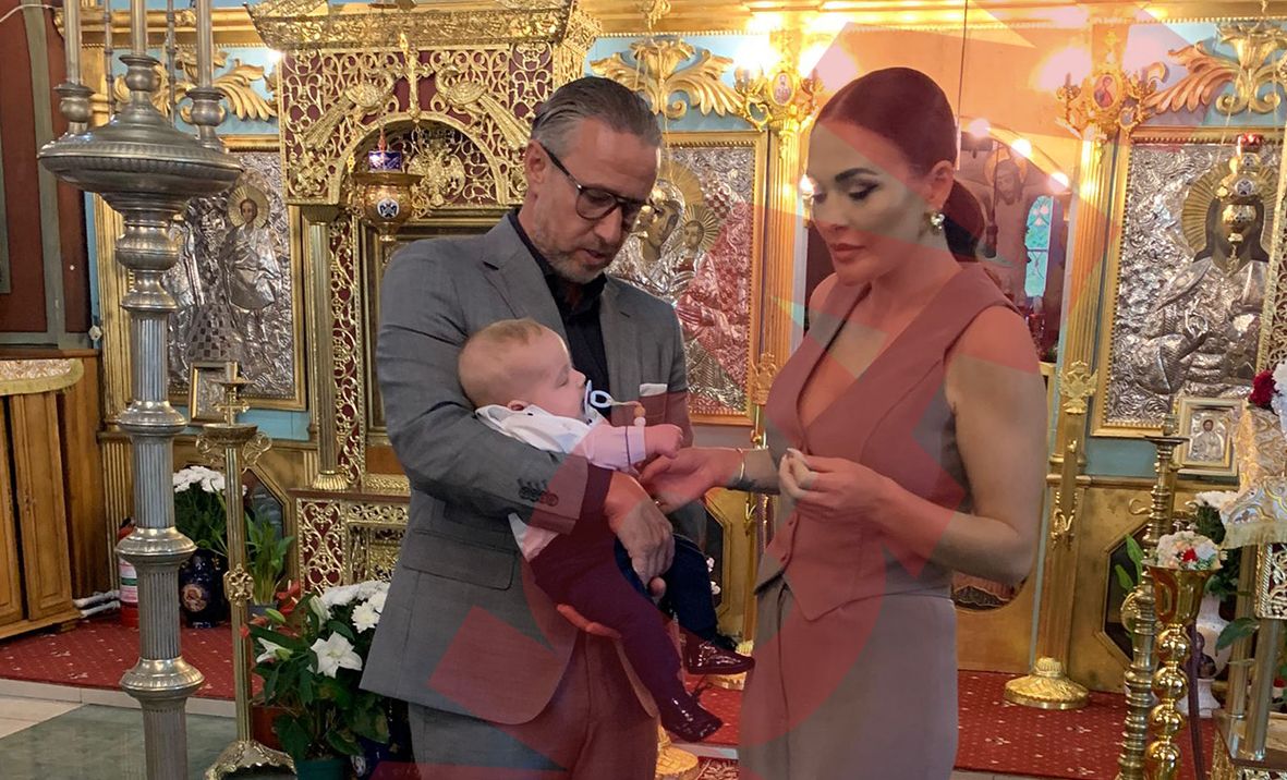 VIDEO EXCLUSIV. Laurențiu Reghecampf și Corina Caciuc și-au creștinat fiul în secret! Primele imagini de la eveniment