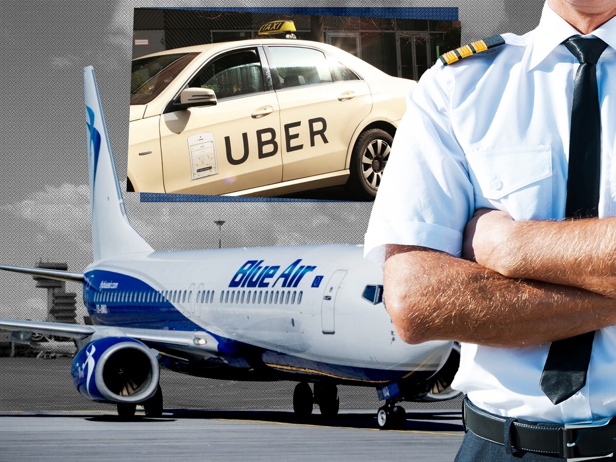 EXCLUSIV | Situație critică la BLUE AIR. Neplătiți de peste două luni, piloții refuză să mai zboare și se reprofilează în șoferi Uber (SURSE)