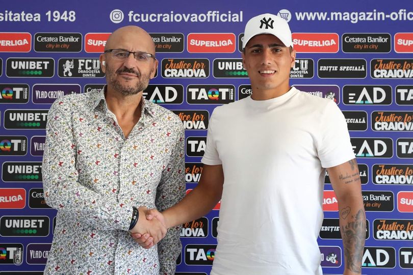 Juan Bauza, clauză de reziliere uriașă în noul contract cu FC U Craiova! Ce durată are înțelegerea cu oltenii