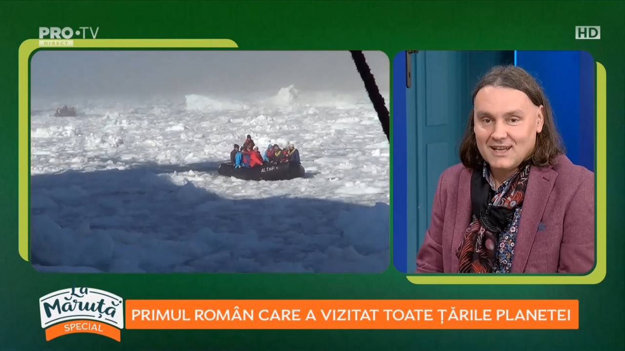 VIDEO | Primul român care a vizitat toate țările planetei, despre experiențele trăite: „Nu știam care este limita și am realizat, până la urmă, că pentru un călător obișnuit, care nu se urcă pe munți, singura variantă ar fi să vadă lumea”
