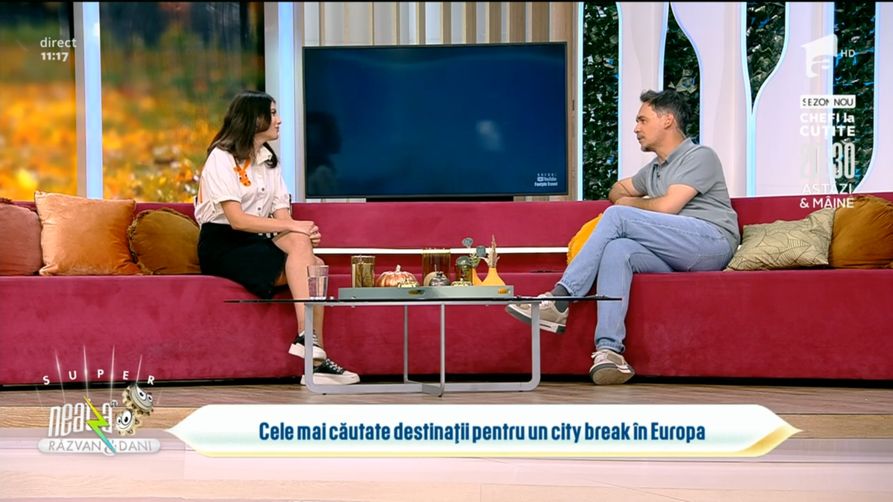 VIDEO | Care sunt cel mai căutate destinații pentru un city break, toamna. Recomandarea consultanților în turism: „În primul rând, căutăm biletele de avion și apoi cazarea”
