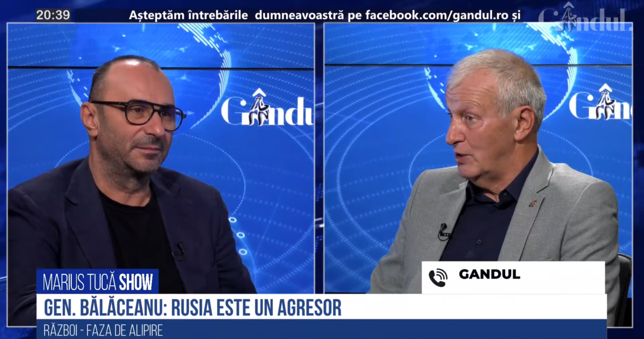 VIDEO | Gen. Virgil Bălăceanu: „Federația Rusă, dacă nu va fi epuizată din punct de vedere militar și al armei energetice, va rămâne un agresor”