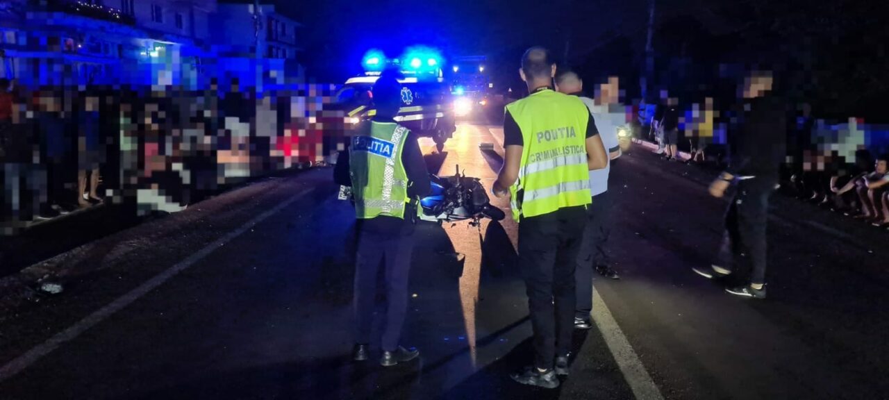 FOTO – Un motociclist a murit, în urma unui accident produs în apropiere de Calafat / Poliția a deschis dosar penal de ucidere din culpă
