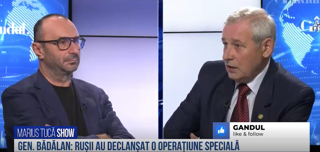 VIDEO | Gen. Eugen Bădălan: „Raportul de forță era favorabil rușilor. Armata Federației Ruse are 150.000 de oameni pe front”