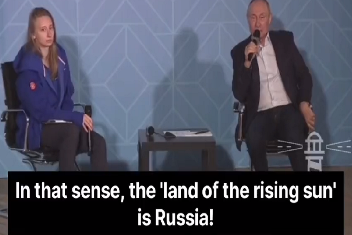 VIDEO | Lecția de geografie a lui Vladimir Putin pentru elevii ruși: Rusia este ”Țara Soarelui Răsare”, nu Japonia