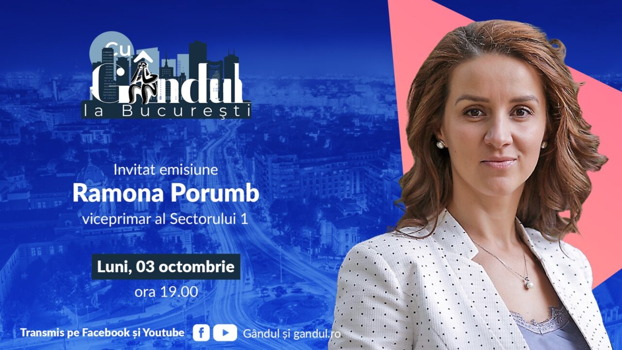 „Cu Gândul la București” începe luni, 3 octombrie, de la ora 19.00