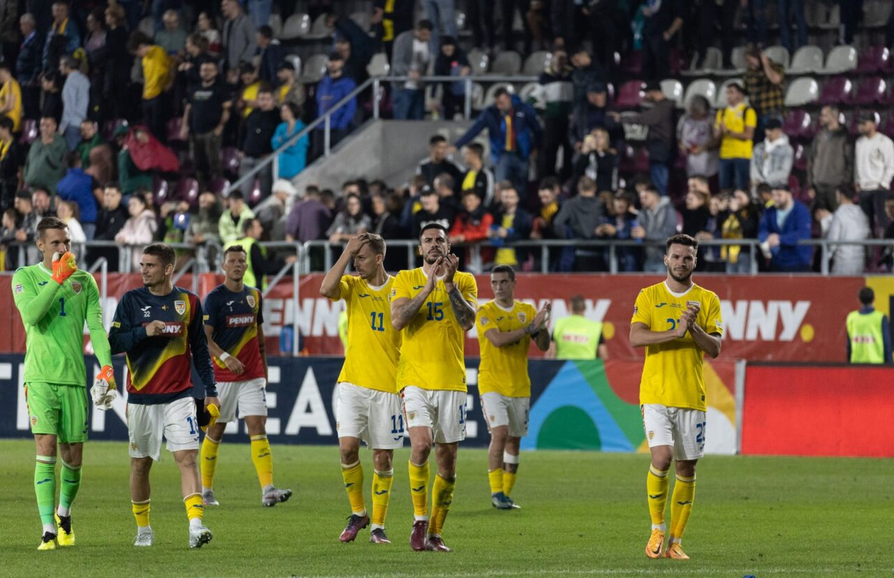 O veste bună și una rea! Victorie mare pentru România, 4-1 cu Bosnia, dar tricolorii retrogradează în Nations League
