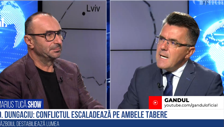 VIDEO Dan Dungaciu: „Conflictul escaladează pe ambele părți. Occidentul știe că Rusia nu și-a jucat toate cărțile”
