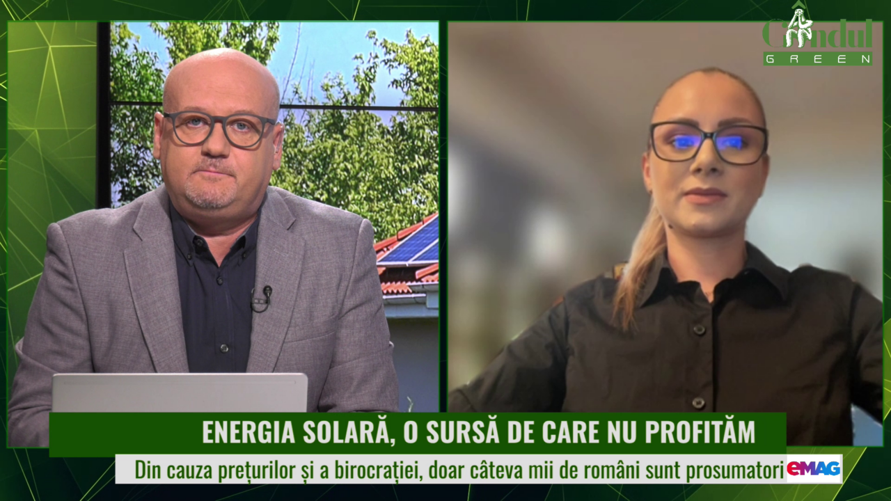 VIDEO| De ce România este mult în urma țărilor europene la producția de energie solară: “În Italia, se decontează 50% din costurile unei instalații solare și pentru proprietari, și pentru chiriași”